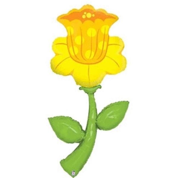 Betallic Betallic 50058 5 ft. Fresh Pick - Daffodil Flat Foil Balloon 50058